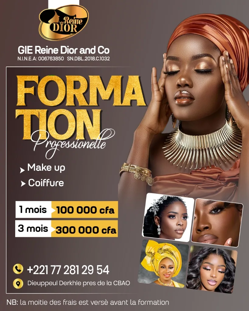GIE Reine Dior and Co Formation Professionnelle Make up et Coiffure